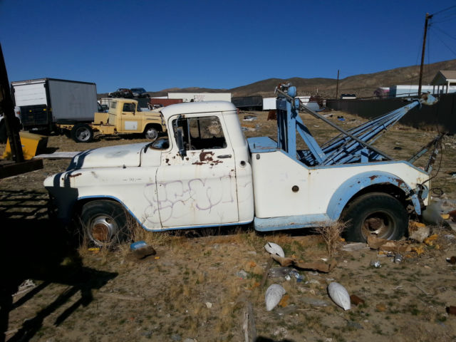white / blue 1955 Chevrolet Other Pickups Standard Cab Pickup