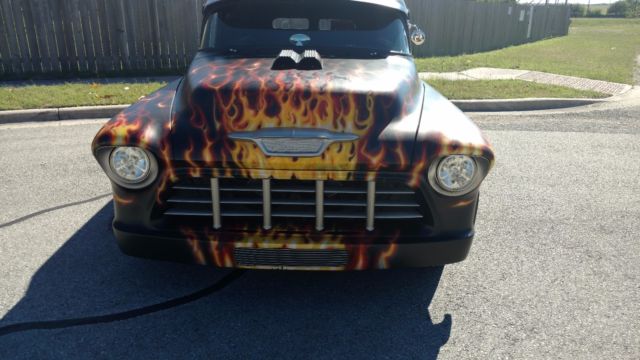 1955 Chevrolet Suburban with Black interior