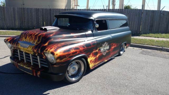 1955 Chevrolet Suburban with Black interior