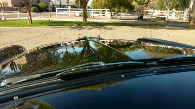 Black 1956 Chevrolet Bel Air/150/210 Coupe with Black White interior
