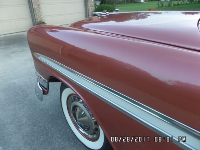 Gold 1956 Chevrolet Bel Air/150/210 Coupe with Tan interior