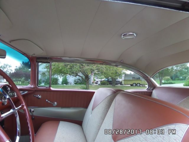 Gold 1956 Chevrolet Bel Air/150/210 Coupe with Tan interior