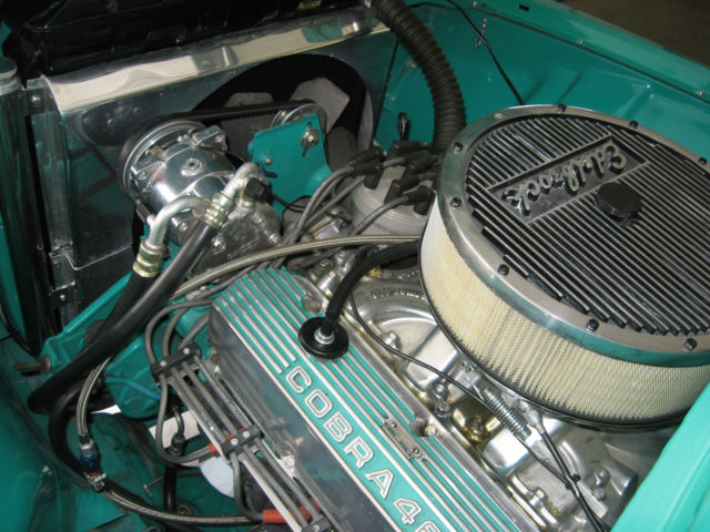 Seafoam Green 1956 Ford F-100 Standard Cab Pickup with Gray interior