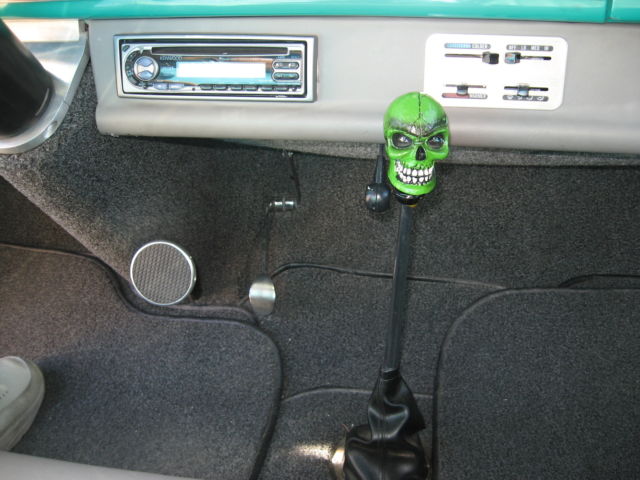 Seafoam Green 1956 Ford F-100 Standard Cab Pickup with Gray interior