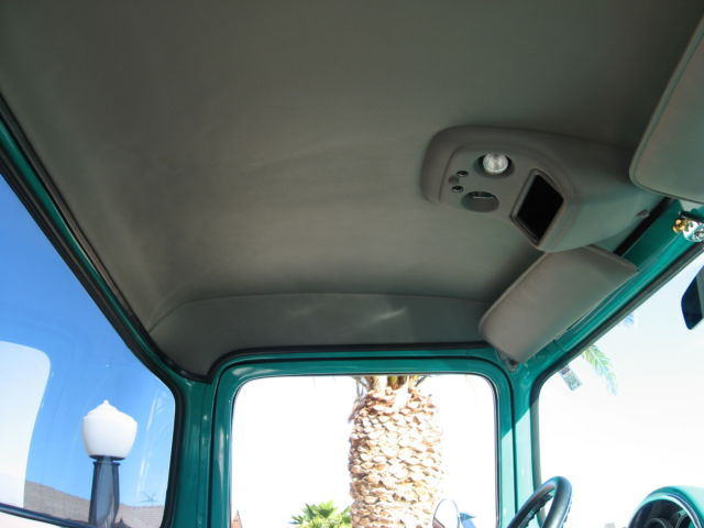 Seafoam Green 1956 Ford F-100 Standard Cab Pickup with Gray interior