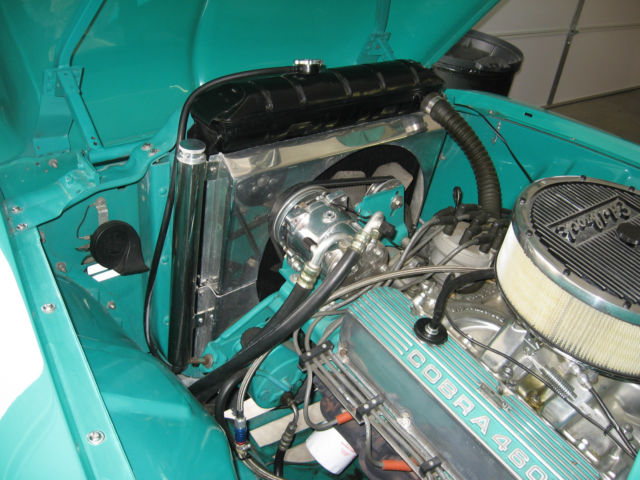 Seafoam Green 1956 Ford F-100 Standard Cab Pickup with Gray interior
