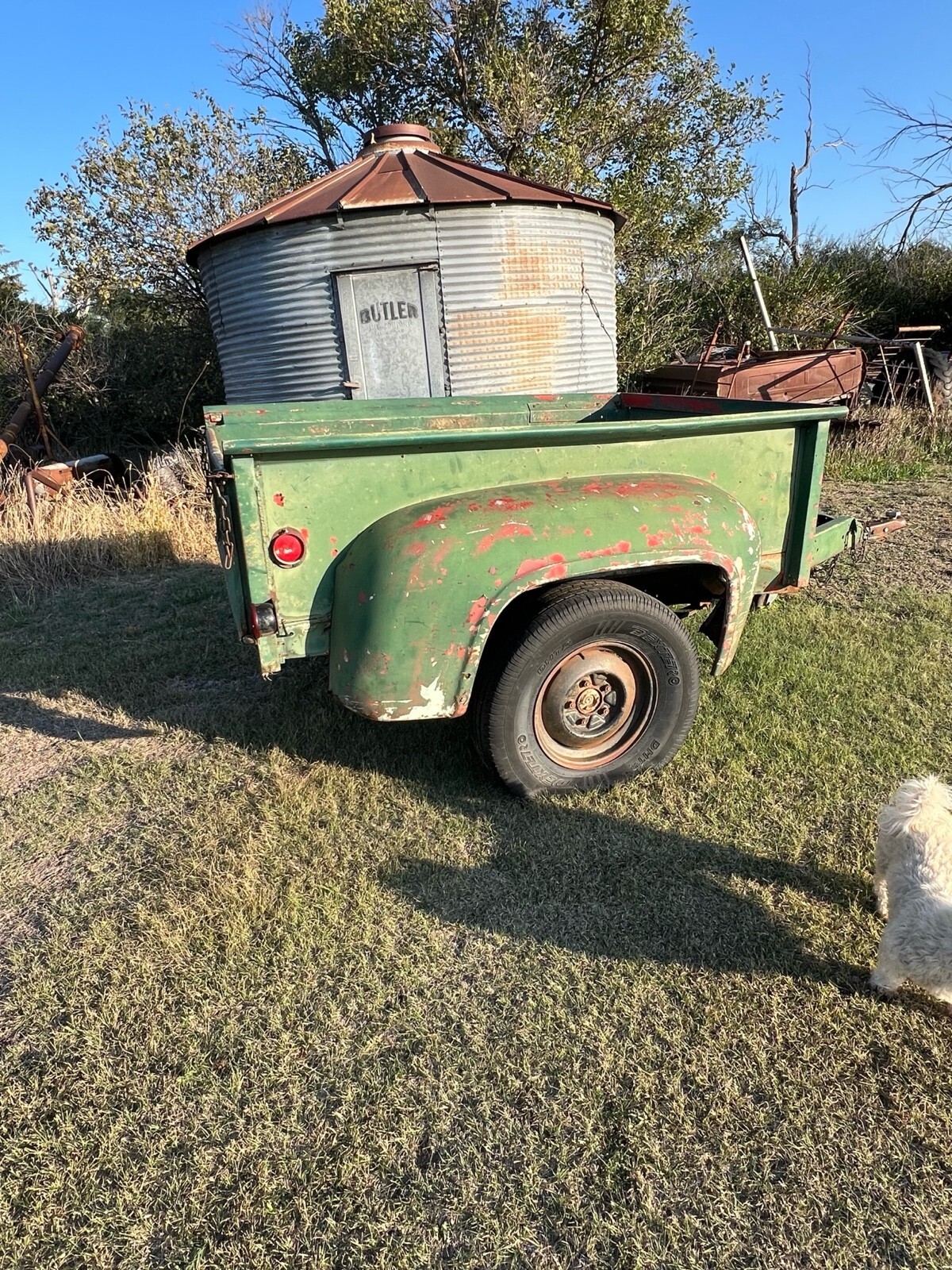 Blue 1956 Ford F250
