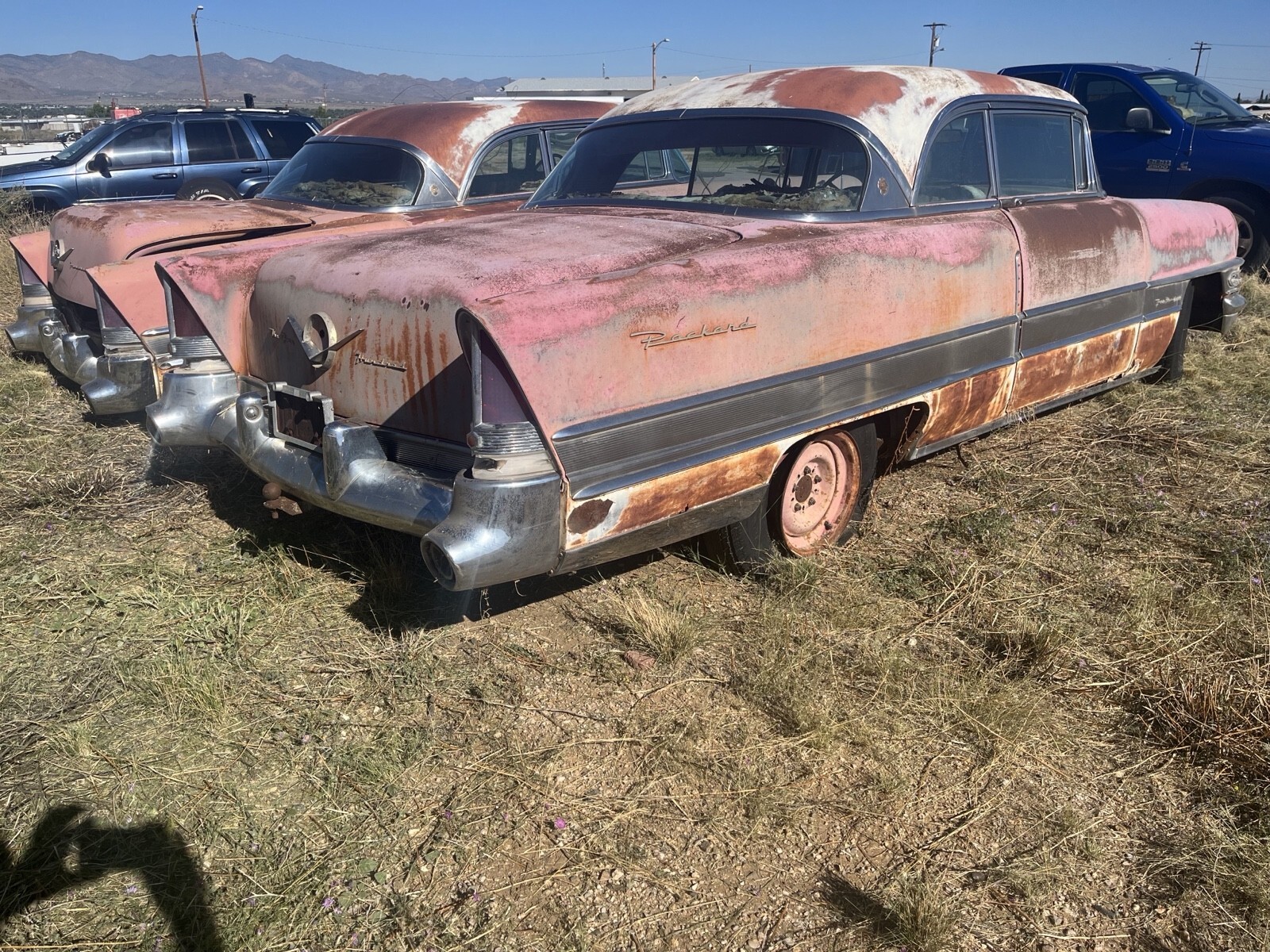 Red 1956 Packard 400