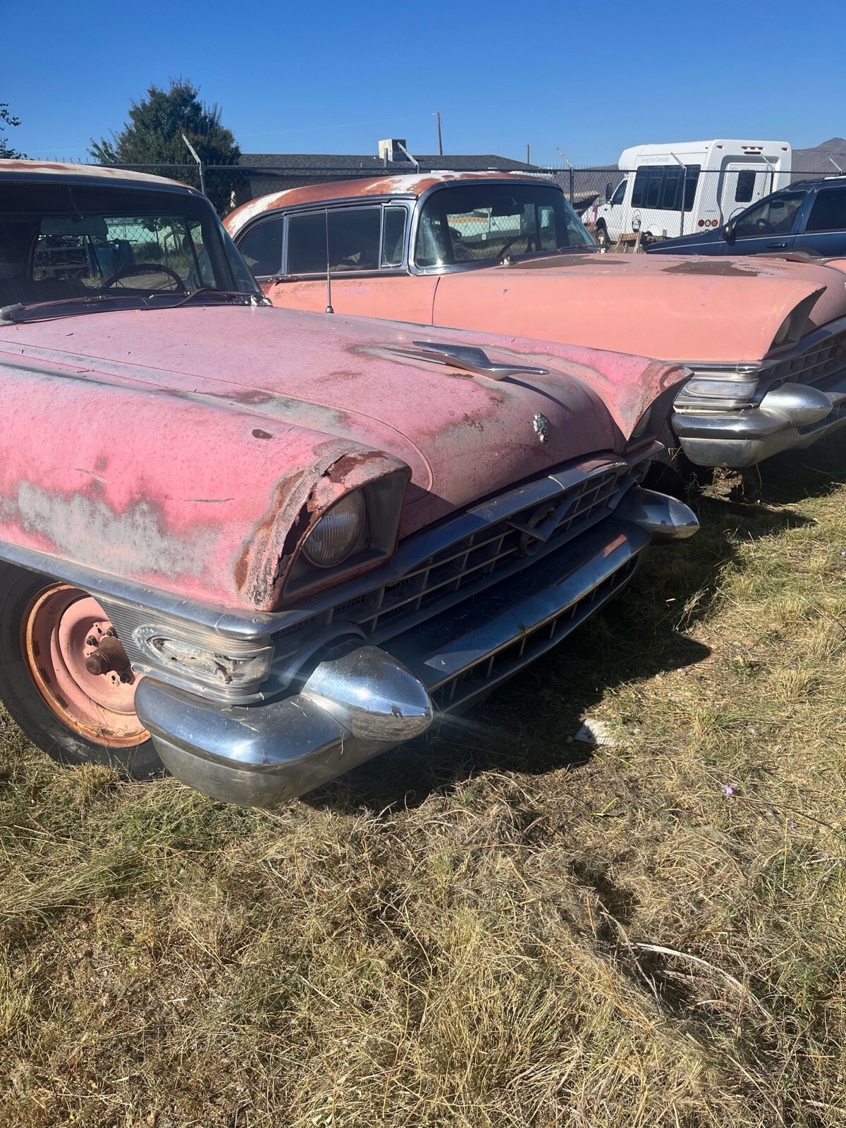 Red 1956 Packard 400