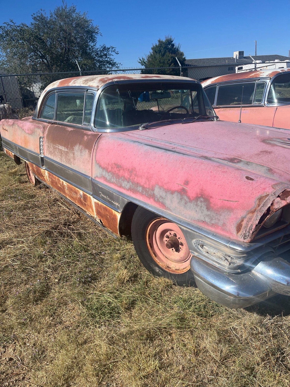 Red 1956 Packard 400