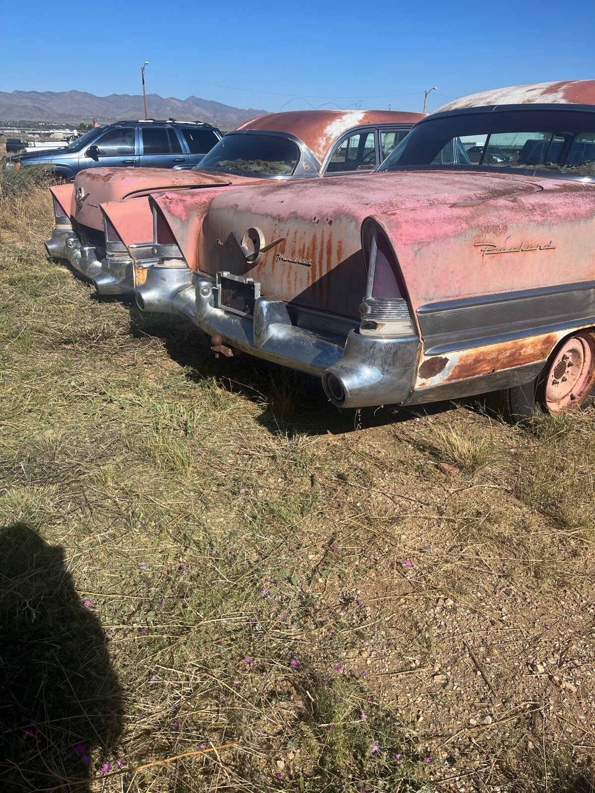 Red 1956 Packard 400