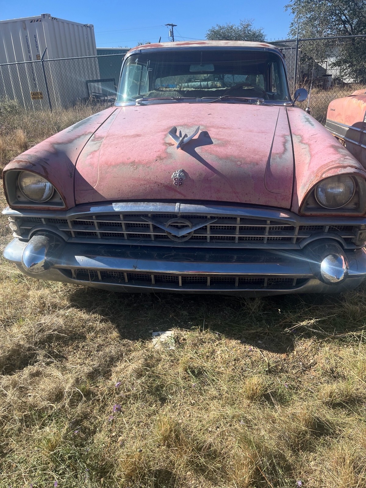 Red 1956 Packard 400