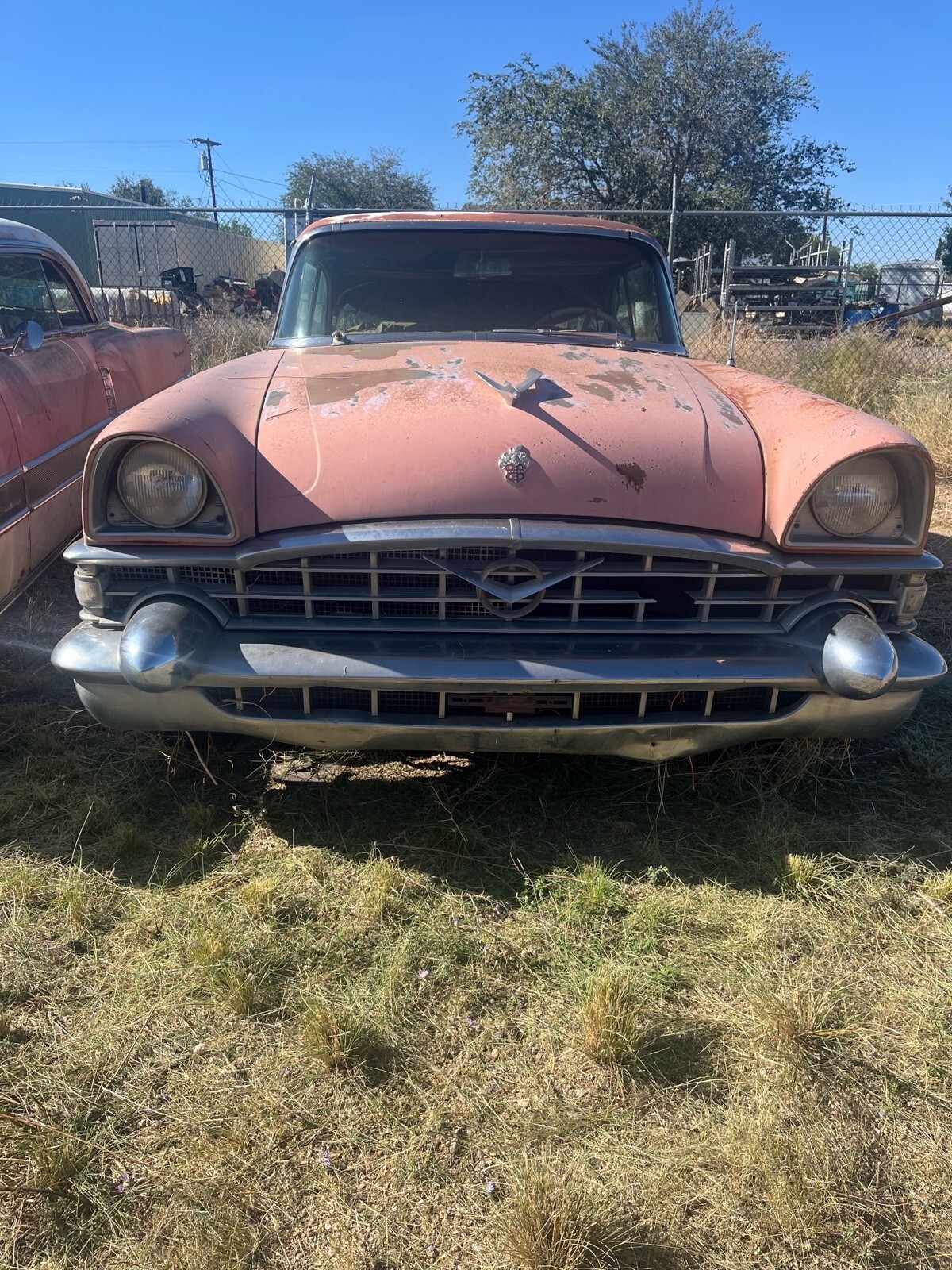 Red 1956 Packard 400