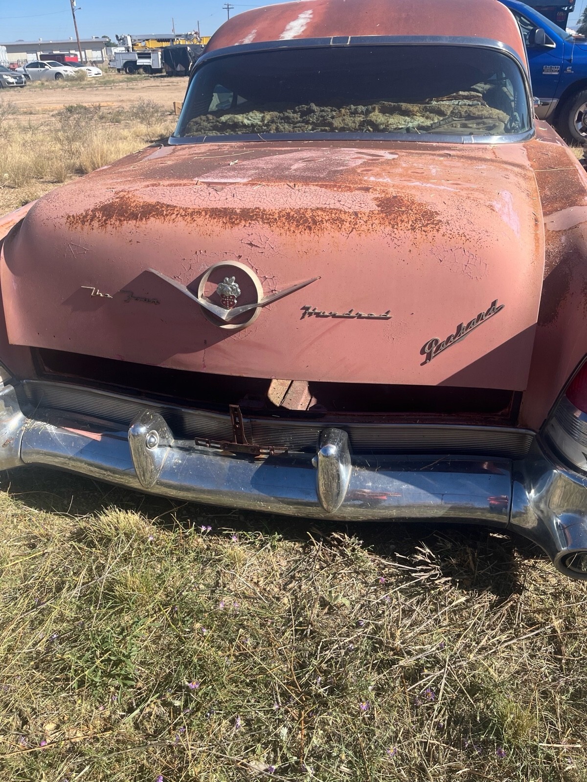 Red 1956 Packard 400
