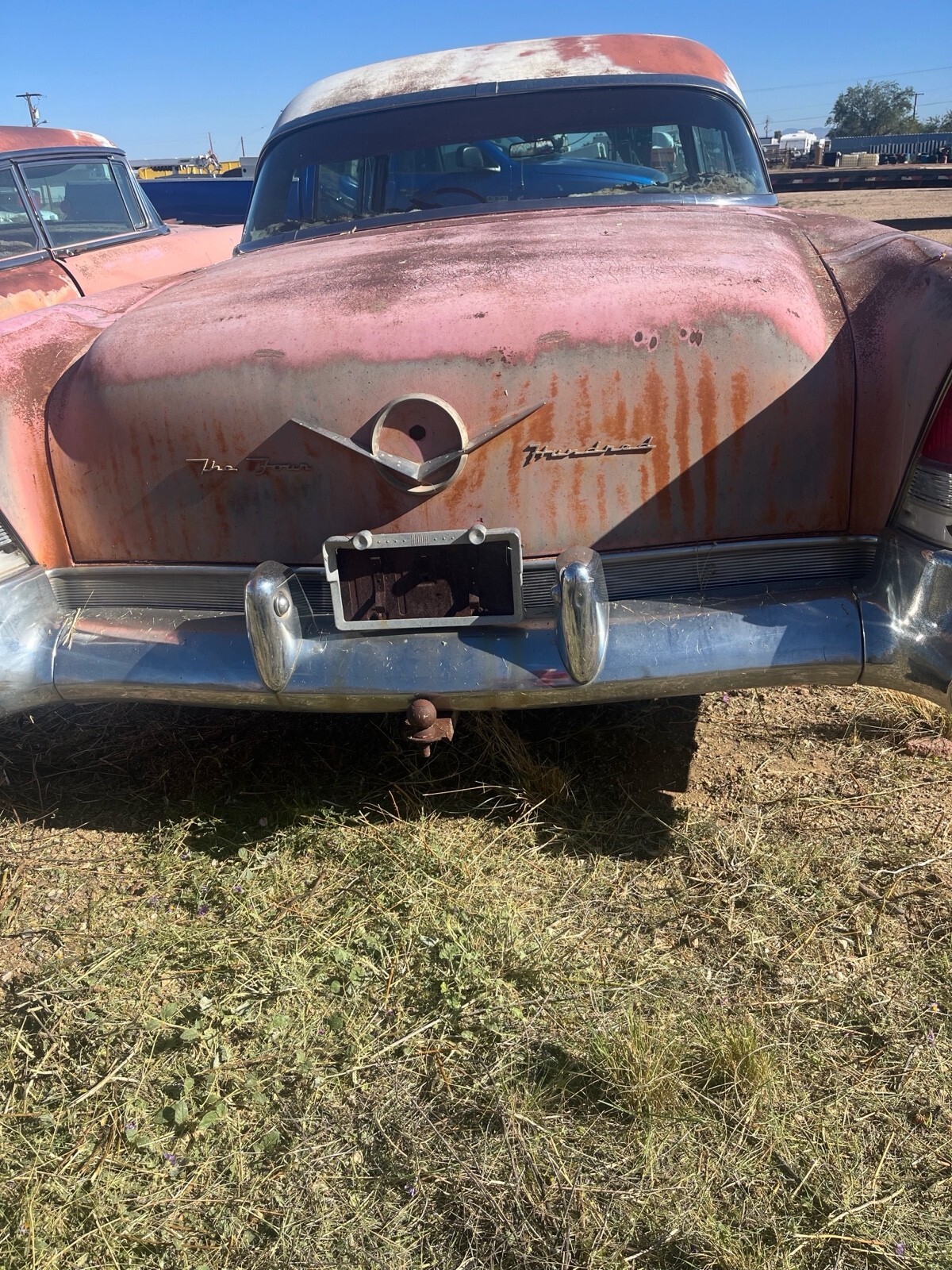 Red 1956 Packard 400