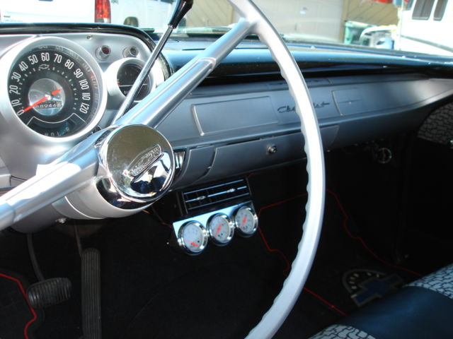 Green 1957 Chevrolet Bel Air/150/210 CHEVY 150 with Black interior