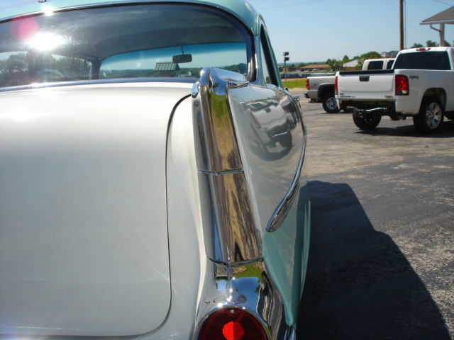 Green 1957 Chevrolet Bel Air/150/210 CHEVY 150 with Black interior