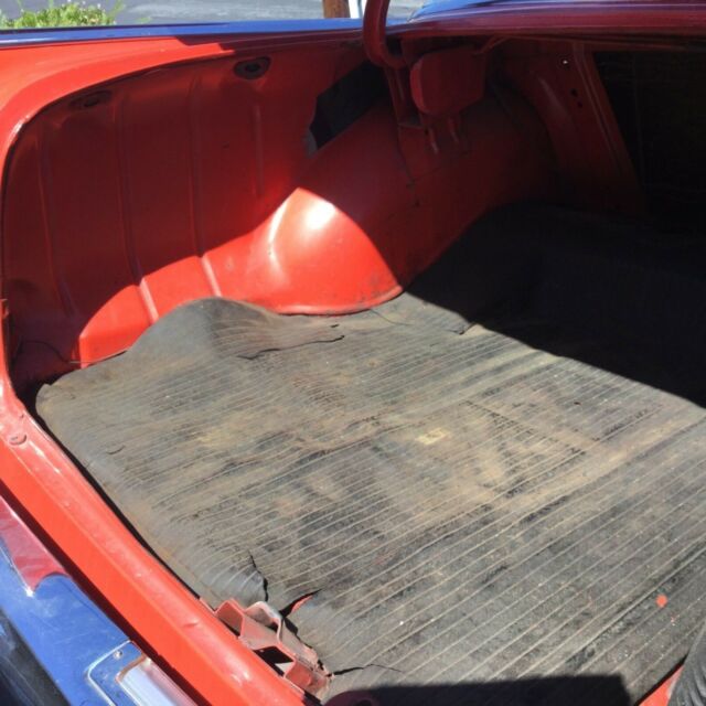 Red/White 1957 Chevrolet Bel Air/150/210 Coupe with Red/black interior