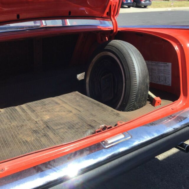 Red/White 1957 Chevrolet Bel Air/150/210 Coupe with Red/black interior