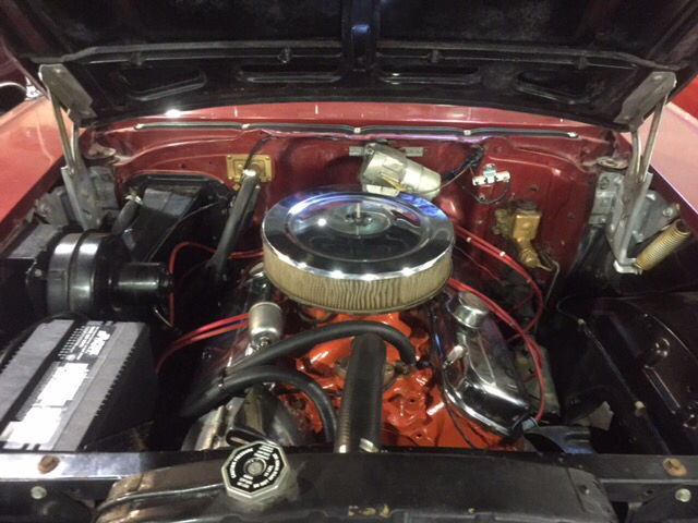 Burgundy 1957 Chevrolet Bel Air/150/210 Coupe with Black interior