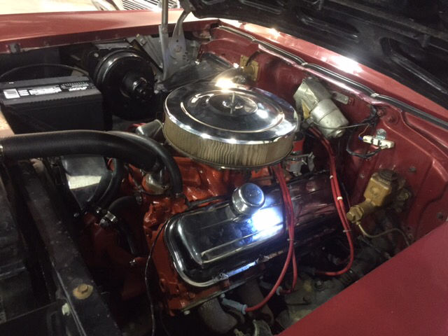 Burgundy 1957 Chevrolet Bel Air/150/210 Coupe with Black interior