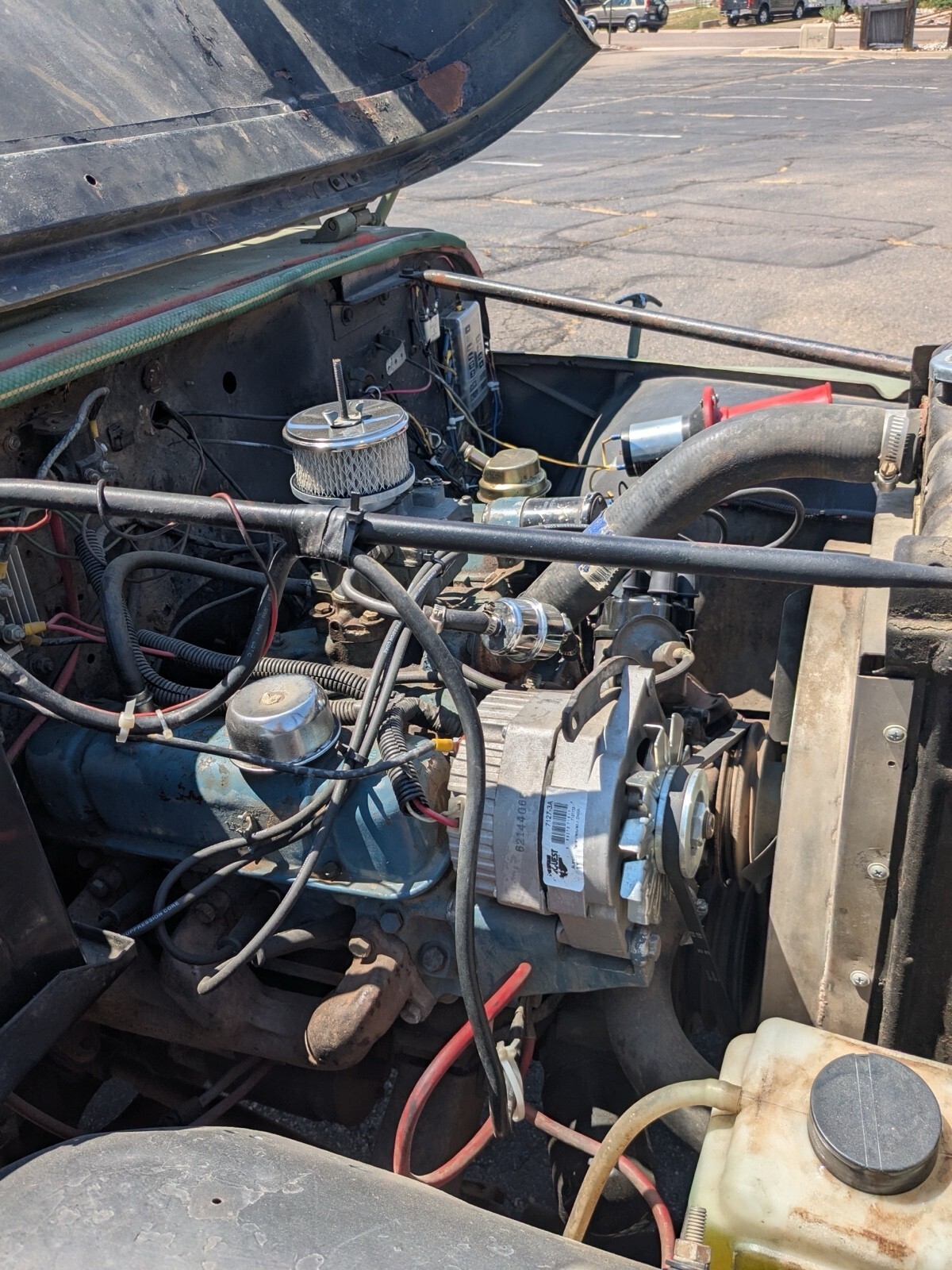 Grey 1957 Willys CJ-2A