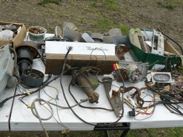 Red 1958 Chevrolet Bel Air/150/210