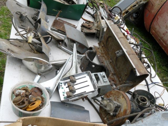 Red 1958 Chevrolet Bel Air/150/210