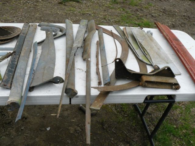 Red 1958 Chevrolet Bel Air/150/210