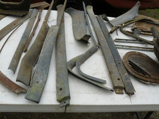 Red 1958 Chevrolet Bel Air/150/210