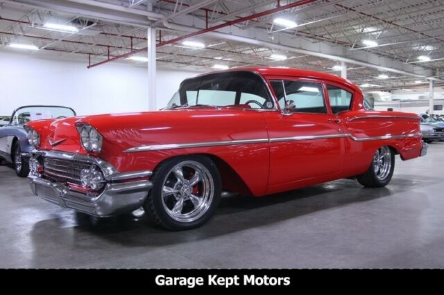 Red 1958 Chevrolet Other Coupe with Gray interior