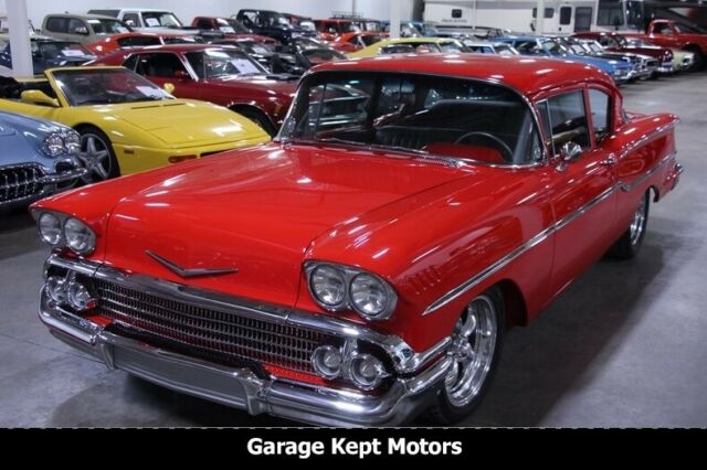 Red 1958 Chevrolet Other Coupe with Gray interior