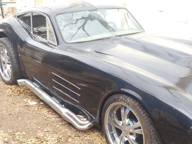 Black 1958 Chevrolet Corvette Coupe with Black interior