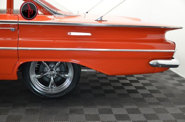 Red 1960 Chevrolet Bel Air/150/210 -- with White interior