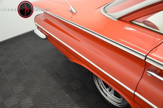 Red 1960 Chevrolet Bel Air/150/210 -- with White interior