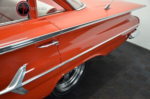 Red 1960 Chevrolet Bel Air/150/210 -- with White interior