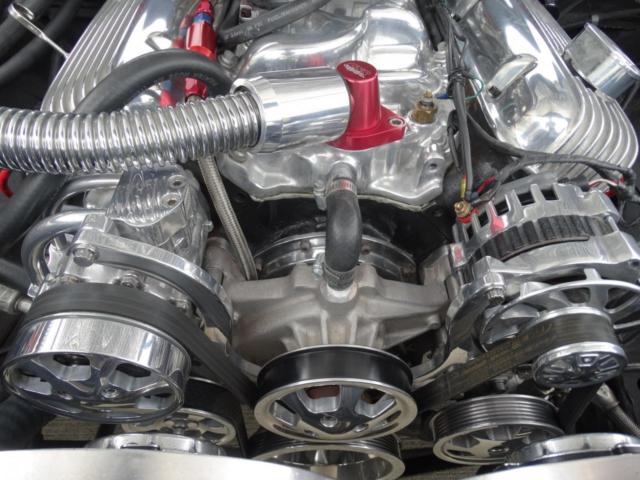 Red 1960 Chevrolet Impala with Black interior