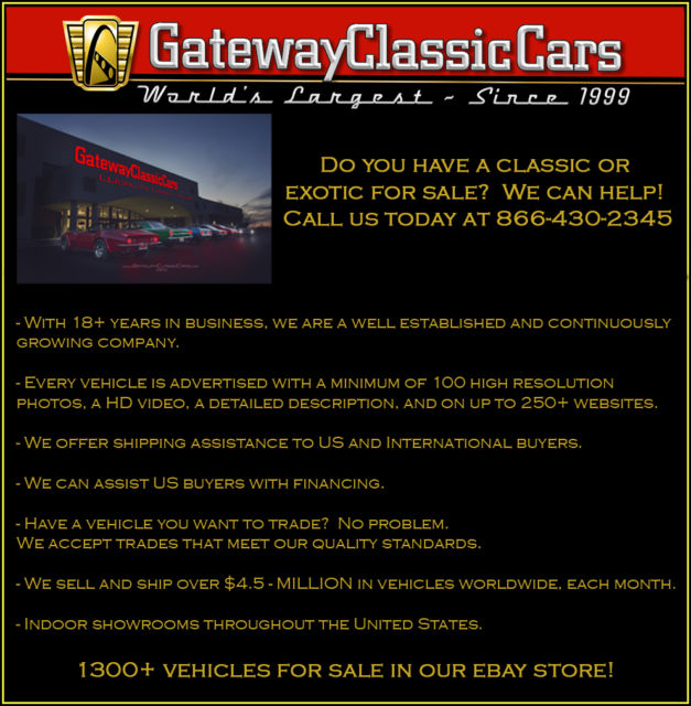 Red 1960 Chevrolet Impala with Black interior