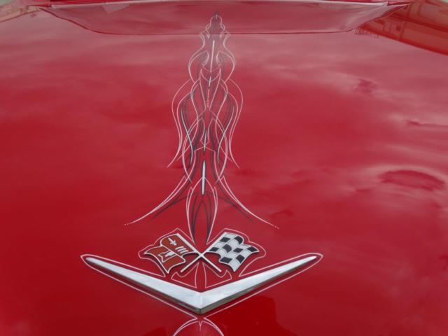 Red 1960 Chevrolet Impala with Black interior