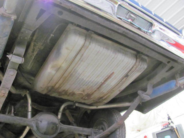 Blue 1963 Ford Galaxie Convertible with white interior