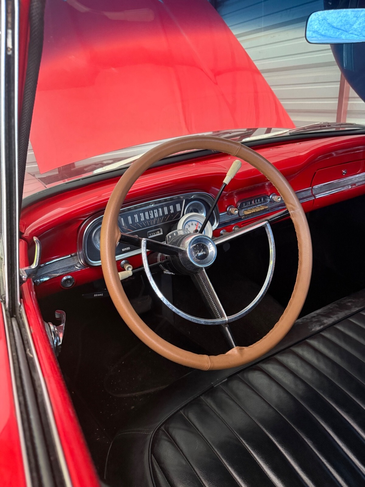 Red 1963 Ford Other Sedan with Black interior