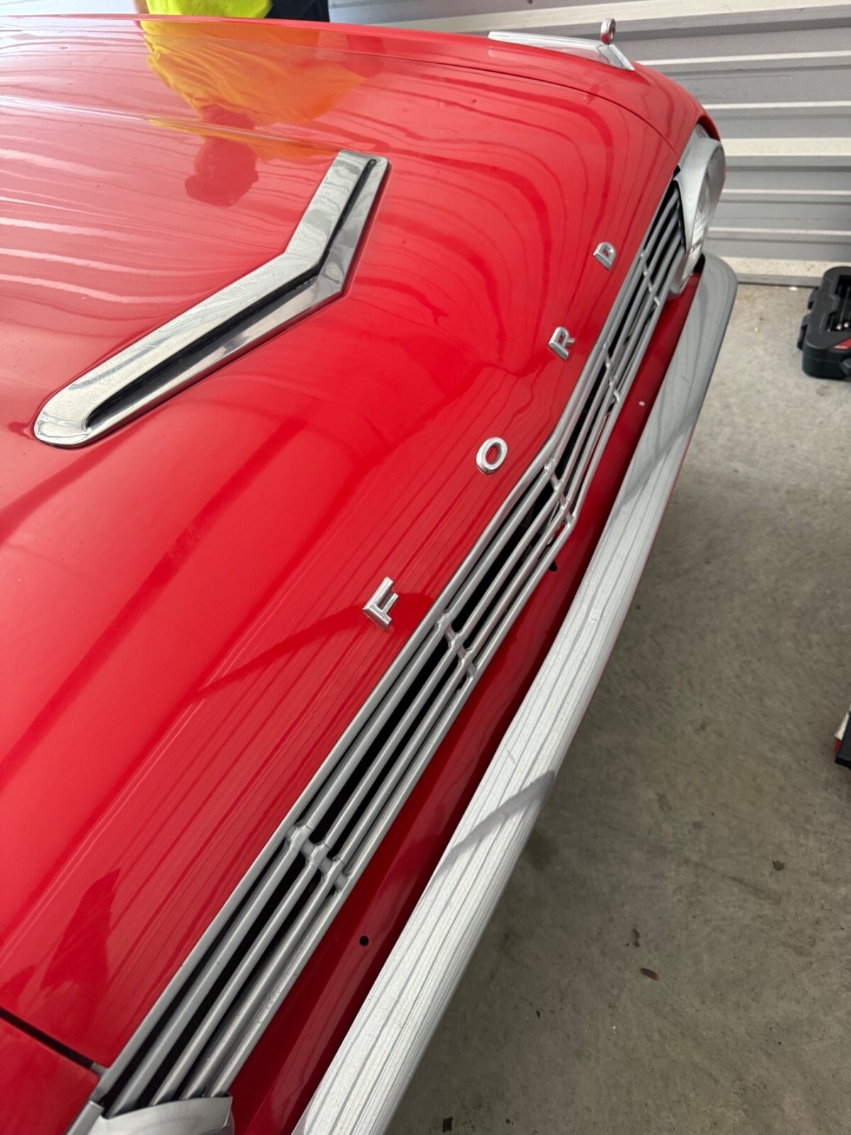 Red 1963 Ford Other Sedan with Black interior