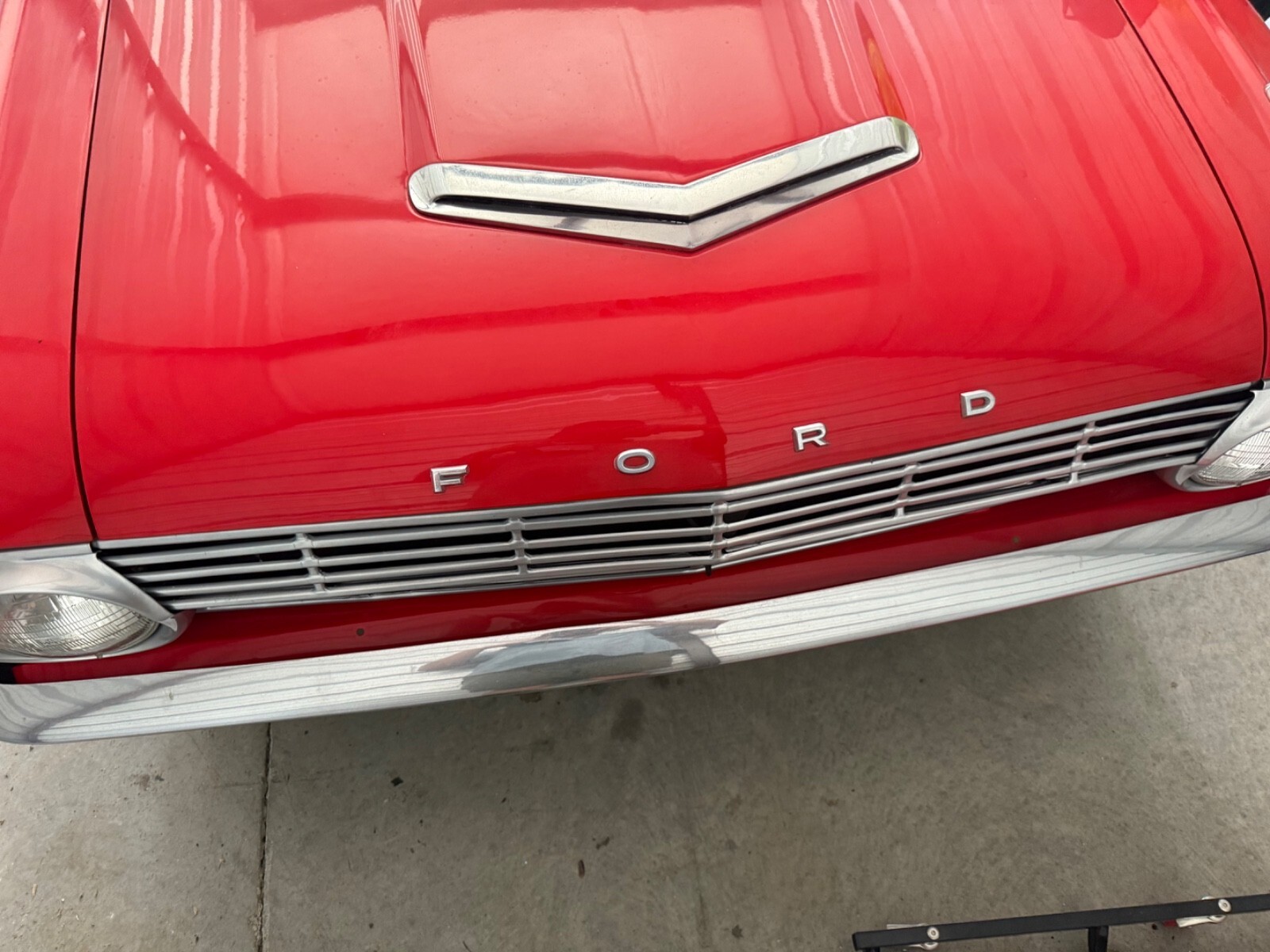 Red 1963 Ford Other Sedan with Black interior