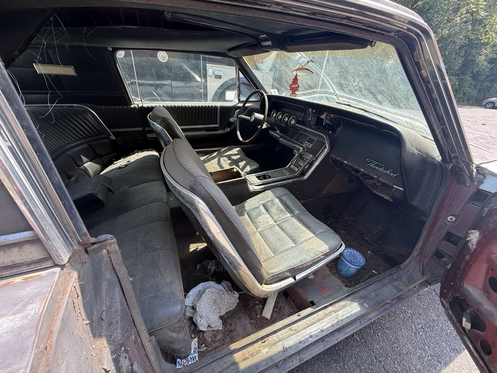 Grey 1963 Ford Thunderbird