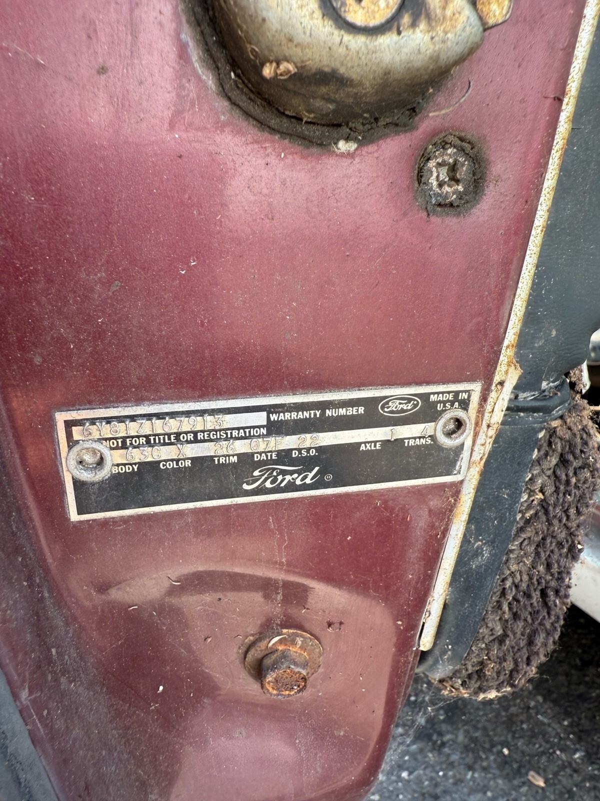 Grey 1963 Ford Thunderbird