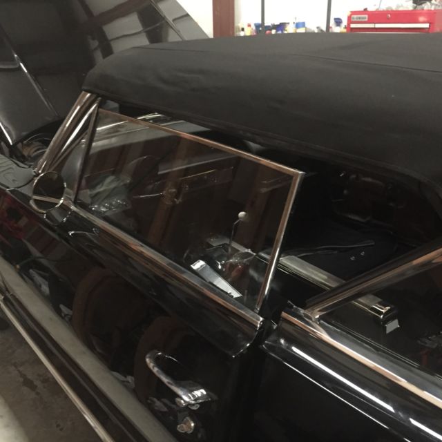 Black 1963 Chevrolet Impala Convertible