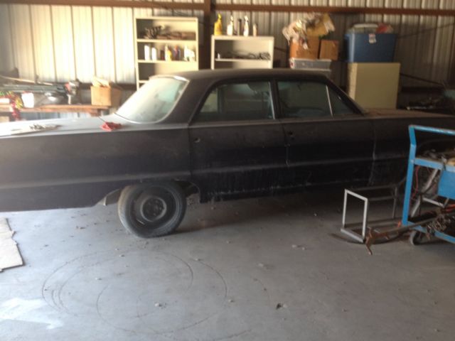 blue 1964 Chevrolet Bel Air/150/210 Sedan with Blue interior