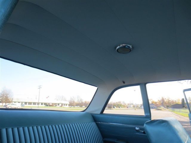 Blue 1964 Chevrolet Biscayne Coupe with Blue interior