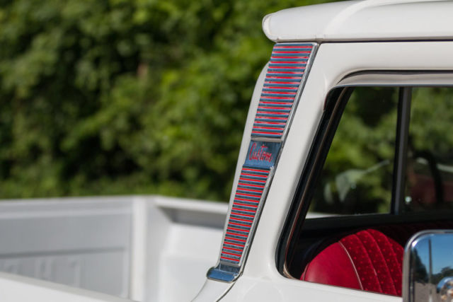 White 1964 Chevrolet C-10 Pickup (Truck) with Red interior