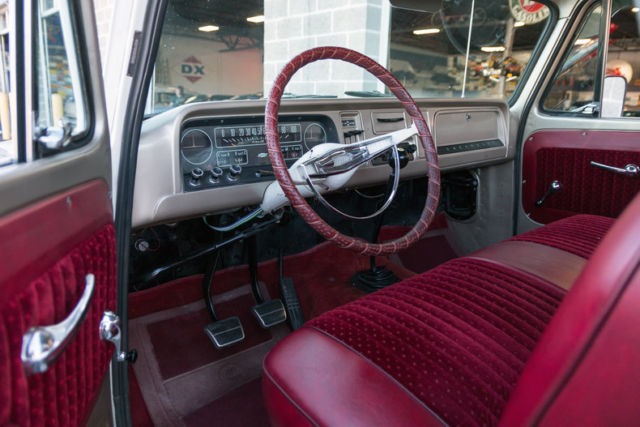 White 1964 Chevrolet C-10 Pickup (Truck) with Red interior